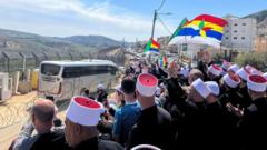 First Druze crossing in 50 years as Israel courts allies in Syria