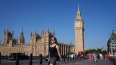 Temperatures pass 32C on hottest day of year as first UK area enters heatwave