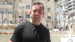 Watch: BBC sees destruction at site of attack on Bat Yam in Israel