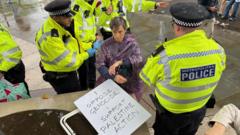 Ninety-six arrests at Palestine Action ban protests across UK