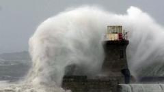 Amber warning issued ahead of Storm Floris