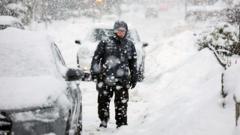 More snow and ice across UK as cold snap continues
