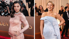 Hailee Steinfeld’s bump and Jessie Buckley’s blue dress –  Golden Globes red carpet photos